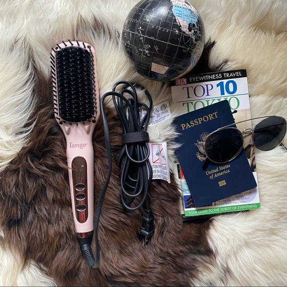 Lange Hair Lange Le Vite Thermal Straightening Brush Blush Pink